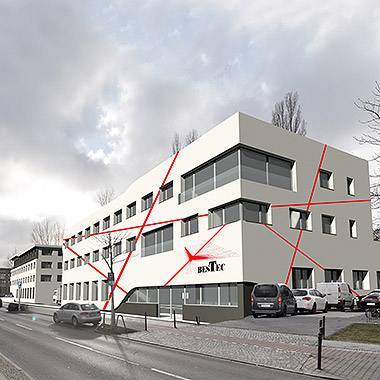 Neubau Verwaltungs- und Produktionsgebäude BESTEC GmbH in Berlin . Wärmeschutz, Schallschutz