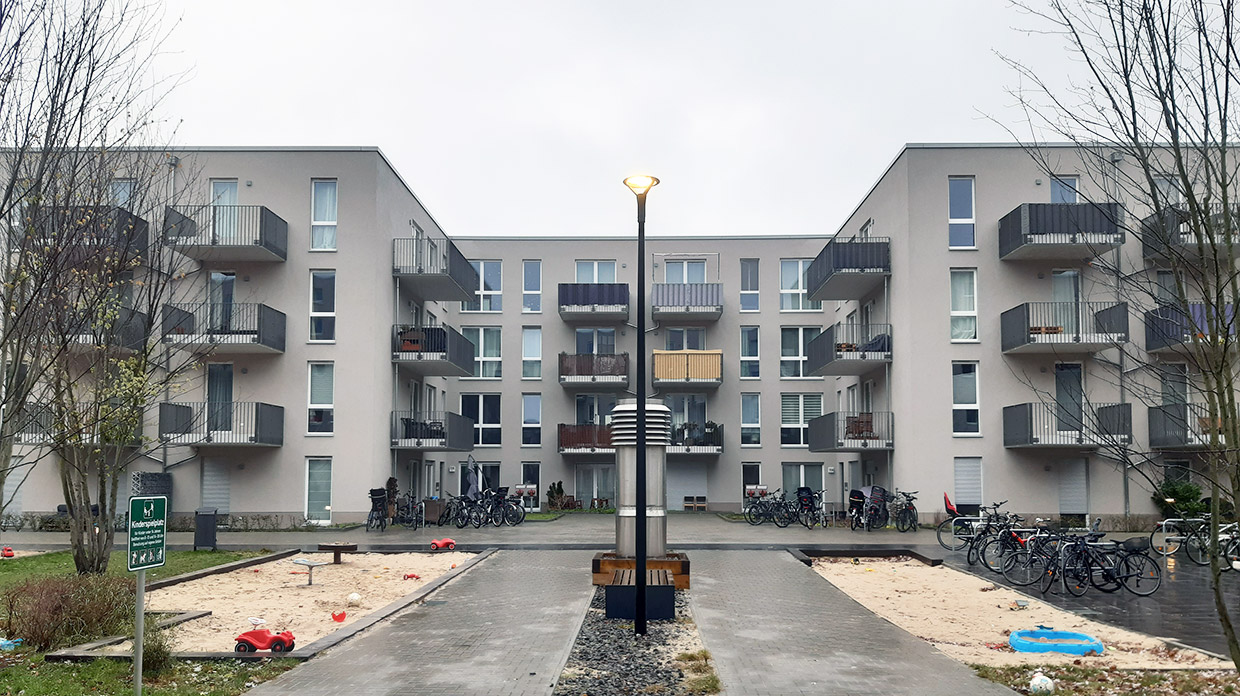 weitere Ansicht Innenhof . Neubau Wohnanlage Schmohlgärten, Berlin